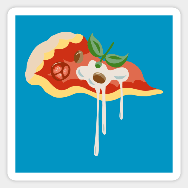 Pizza slice Sticker by Rebelform